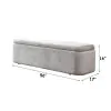 ACME AC02654 Orane - Bench With Storage - Gray