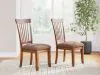Ashley Furniture D199-01 Berringer - Dining UPH Side Chair (Set of 2) - Rustic Brown