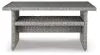 Ashley Furniture P439-625 Naples Beach - RECT Multi-Use Table - Light Gray