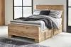 Ashley Furniture B1050B25 Ashley Furniture B1050B25 Hyanna - Full Panel Bed With 1 Side Storage - Tan