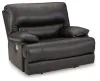 Ashley Furniture U6580182 Mountainous - Power Recliner With Adj Headrest - Eclipse