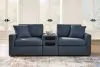 Ashley Furniture 92121S13 Ashley Furniture 92121S13 Modmax - 3-Piece Sectional Loveseat With Audio System - Ink
