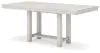Ashley Furniture D642/32/124(3)/60 Ashley Furniture D642/32/124(3)/60 Robbinsdale - 8 Pc. - Rectangular Counter Height Dining Extension Table, 6 Barstools, Server - Antique White