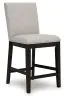 Ashley Furniture D618/13/124(2) Neymorton - 5 Pc. - Rectangular Dining Room Counter Table, 4 Barstools - Dark Grayish Brown
