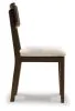 Ashley Furniture PCD607-07 Mallenette - Dining Upholstered Side Chair (Set of 2) - Merlot
