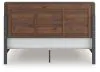 Ashley Furniture PCB386B4 Ashley Furniture PCB386B4 Fortlorn - King Panel Bed - Walnut Brown