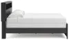 Ashley Furniture PCB1118B6 Ashley Furniture PCB1118B6 Broachmyn - King Bookcase Bed - Black / Gray