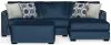 Jackson Furniture Industries 2223/63/76/28-68 Jackson Furniture Industries 2223/63/76/28-68 Jetson - 2 Piece Sofa / RSF Chaise With Comfort Coil Seat Cushions, 4 Included Accent Pillows & Cocktail Ottoman - Nile