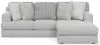 Jackson Furniture Industries 3303/46/76-18 Jackson Furniture Industries 3303/46/76-18 Logan - 2 Piece Upholstered Sectional With Comfort Coil Seating And 5 Included Accent Pillows (Right Side Facing Chaise) - Moonstruck