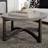 Liberty Furniture 292-OT-O3PCS Liberty Furniture 292-OT-O3PCS Cascade - 3 Piece TableSet (1 Round Cocktail 2 End Tables) - Wirebrush Rustic Brown