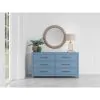 Riverside Furniture 30762 Rosalie - Round Mirror - Natural