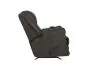 Jackson Furniture Industries 41072-1176/18-1276/18 Hayden - Fabric Chaise Rocker Recliner With Heat / Massage & Oversize Xtra Comfort Footrest - Dark Brown