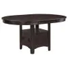 CoasterEveryday 102671-S5 Lavon - 5 Piece Oval Extension Leaf Dining Set - Espresso