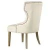 CoasterElevations 104507 Baney - Tufted Upholstered Dining Chair - Beige And Rustic Gray