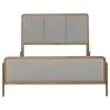 CoasterElevations 224301Q Arini - Upholstered Queen Panel Bed Sand - Wash And Gray