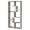 CoasterEveryday 801137 Theo - 7-Shelf Bookshelf - Gray Driftwood