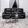 Coaster Fine Furniture 610244 Camila - Upholstered Motion Reclining Sofa - Black