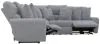 Jackson Furniture Industries 633/66/68/67-18 Jackson Furniture Industries 633/66/68/67-18 Majesty - 3 Piece Deep Seating Power Reclining Sectional - Shark