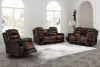New Classic 20-7005-3NP New Classic 20-7005-3NP Nikko - Manual 3 Piece Sofa & Loveseat & Recliner - Brown