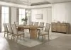 Coaster Fine Furniture 193611-S10 Adina - 10 Piece Extension Dining Set - Distressed Light Brown