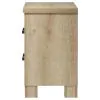 Coaster Fine Furniture 225102 Oakglen - 2-Drawer Nightstand Bedside Table - Weathered Oak