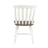 Liberty Furniture 741-C1500S Al Fresco - Slat Back Side Chair - Graphite & Whitestone