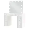 Coaster Fine Furniture 930245B2 Regina - Vanity Left & Right Base & Stool, Box 2 of 3 - White