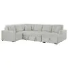 Coaster Fine Furniture 501208B3 Devonshire - Right Chaise With Storage & 1 Piece Pillow, Box 3 of 3 - Gray