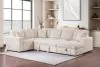 Coaster Fine Furniture 501205B3 Devonshire - Right Chaise With Storage & 1 Piece Pillow, Box 3 of 3 - Camel