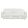Coaster Fine Furniture 600535PB1 Jacana - LAF Power Sofa Chaise With 2 Piece Pillow, Box 1 of 2 - Ivory