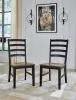 Ashley Furniture D634/35/01(2)/00 Wildenauer - 6 Pc. - Extension Table, 4 Side Chairs, Bench - Brown / Black