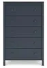 Ashley Furniture EB1528-245 Simmenfort - Five Drawer Chest - Navy Blue