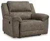 Ashley Furniture 3720352 Laresview - Zero Wall Wide Seat Recliner - Fossil