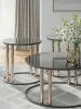 Ashley Furniture T219-13 Hannerly - Occasional Table Set (Set of 3) - Black / Gold Finish