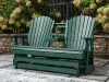Ashley Furniture PCP115-835 Shell Beach - Loveseat Glider - Green