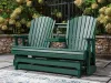 Ashley Furniture PCP115-835 Shell Beach - Loveseat Glider - Green
