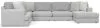 Jackson 3303/30/62/76-18 Logan - 3 Piece Sectional With Comfort Coil Seating And 9 Included Accent Pillows Right Side Facing Chaise - Moonstruck