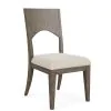 Riverside Furniture 87157 Sariel - Upholstered Side Chair (Set of 2) - Dark Brown