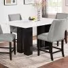 New Classic 40-1221-T Faust - Adjustable Table / Base & Top - White