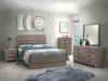 CoasterEveryday 207041KE Brantford - Wood Eastern King Panel Bed - Barrel Oak