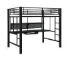 CoasterElevations 460023 Avalon - Full Workstation Loft Bed - Black