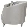 CoasterElevations 508462 Avonlea - Upholstered Sloped Arm Loveseat Velvet - Pearl Silver