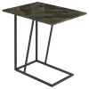 CoasterEveryday 931156 Carly - Expandable Engineered Wood C-Shaped Side Table - Gray