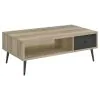 Coaster Fine Furniture 701038 Welsh - 1-Drawer Engineered Wood Coffee Table Antique Pine - Distressed Pine