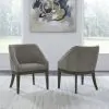 Liberty Furniture 732-C6501S Cascade Falls - Upholstered Side Chair - Satin Espresso