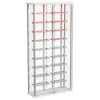 Coaster Fine Furniture 182037 Montara - Tempered Glass Wine Storage LED Curio Cabinet - Chrome