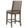 CoasterEveryday 108889 Patterson - Upholstered Counter Chair (Set of 2) - Mango Oak
