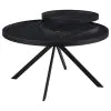 Coaster Fine Furniture 706268-S3 Briggs - 3 Piece Round Coffee And End Table Set - Black