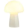 Coaster Fine Furniture 920249 Kanaby - Mushroom Shaped Glass Bedside Table Lamp - White