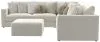 Jackson Furniture Industries 2235/36/31/59/37/12-16 Ritzy - 5 Piece Modular Sectional And 1 Included Cocktail Ottoman - Bone